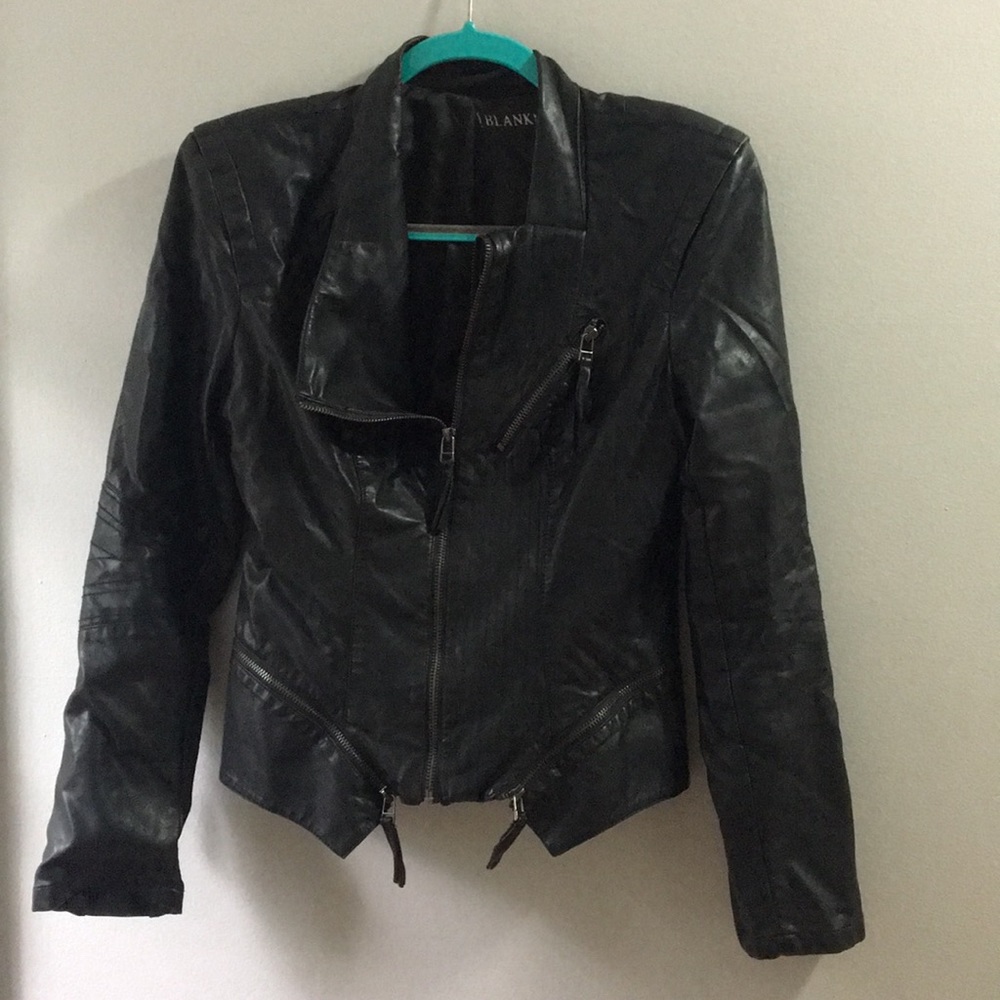 BlankNYC Women’s Faux Leather Jacket, Size Medium